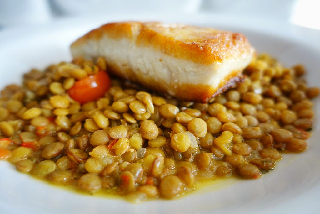 Fish and Lentils