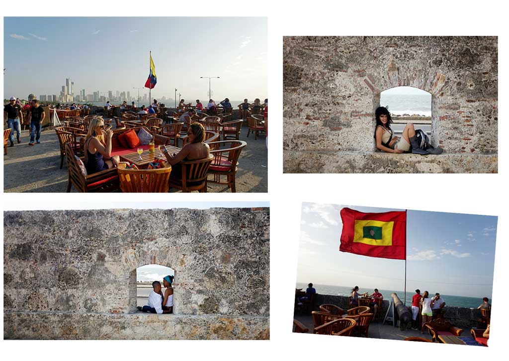 Old City Wall in Cartagena