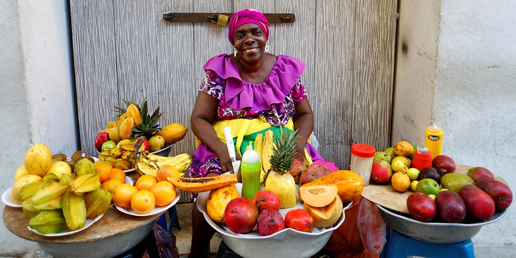 palenquero-fruit-seller Palenquero Fruit Seller
