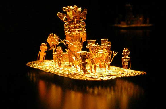 Muisca_raft_Legend_of_El_Dorado_Offerings Gold