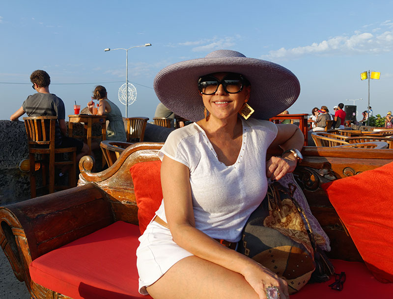 Sunset at Café Del Mar Cartagena